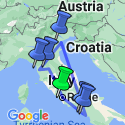 Google Map: The Best of Italy