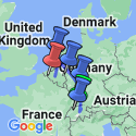 Google Map: 11D8n Europe Marvel *Popular Tour