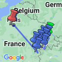 Google Map: 11D8n Switzerland & France Allure