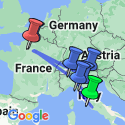 Google Map: 13D10n Wonders Of Italy, Swiss And Paris