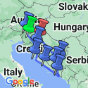 Google Map: 12D9n Scenic Croatia, Slovenia And Bosnia