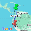 Google Map: CARTAGENA to LIMA (38 days) Colombian Adventure