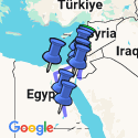 Google Map: Jordan and Egypt: Ancient Ruins, Desert Dunes & Iconic Wonders