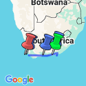 Google Map: South Africa: The Garden Route
