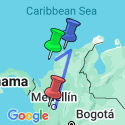 Google Map: Colombian Explorer: Medellín Nights & Tayrona National Park