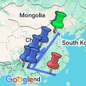 Google Map: Beijing, Chengdu, Lijiang & Dali