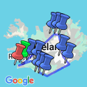 Google Map: Iceland Circle, Westfjords & Northern Lights