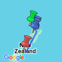 Google Map: Budget Auckland, Abel Tasman & Christchurch