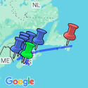 Google Map: Atlantic Canada Encompassed