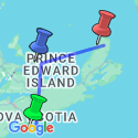Google Map: Nova Scotia, Prince Edward & Newfoundland