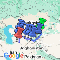 Google Map: Bishkek To Ashgabat (31 Days)