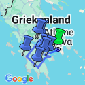 Google Map: 8-daagse rondreis Klassiek Griekenland