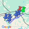 Google Map: Romantic Vic Falls, Chobe & Delta Safari