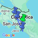Google Map: Highlights of Costa Rica