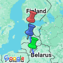 Google Map: Cycling the Baltic States