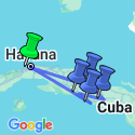 Google Map: Highlights of Cuba by Bicycle
