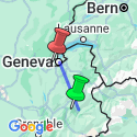 Google Map: Tour du Mont Blanc Trek