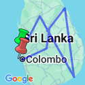 Google Map: Highlights of Sri Lanka