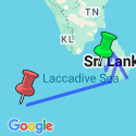 Google Map: Highlights of Sri Lanka + Maldive Dhoni Cruise