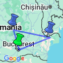 Google Map: Best of Romania and the Danube Delta