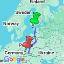 Google Map: Upgraded - The Baltic States and Poland