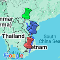Google Map: Classic Vietnam: Hanoi to the Mekong