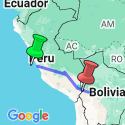 Google Map: South America Adventure: Lima to La Paz