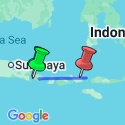 Google Map: Komodo & Flores Sail