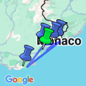 Google Map: Cannes, Monaco & Cote d'Azur