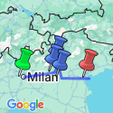 Google Map: Garda, Verona & Venice