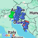 Google Map: Venice & Slovenia to Split