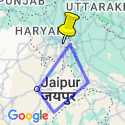 Google Map: Family India Golden Triangle Adventure