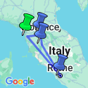 Google Map: Tuscany Walking and Wine