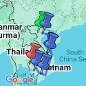 Google Map: Inside Vietnam + Cambodia Highlights