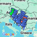 Google Map: Balkans Rail Adventure