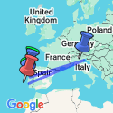 Google Map: Cycling Portugal - Porto to Lisbon