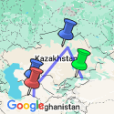 Google Map: The Five Stans of The Silk Road
