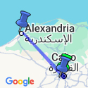 Google Map: Cairo & Alexandria Escape