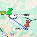 Google Map: Victoria Falls & Zimbabwe Community & Wildlife Safari