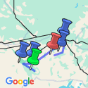 Google Map: Botswana's Delta, Savute & Chobe