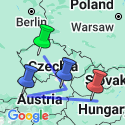 Google Map: Jewels of Prague Vienna and Budapest