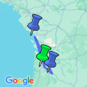 Google Map: Enchanting Gironde, Garonne and Dordognes Cruise