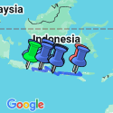 Google Map: Indonesia: Java, Bali & Komodo Island