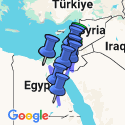 Google Map: Middle East Dream Escape: Iconic Petra & The Great Pyramids