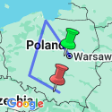 Google Map: Classic Poland: Warsaw to Krakow