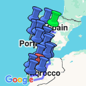 Google Map: Spain, Portugal & Morocco Encompassed