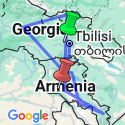 Google Map: Georgia & Armenia Adventure