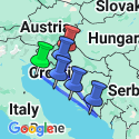 Google Map: Winter in Croatia