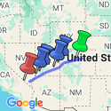 Google Map: Painted Canyons of the West