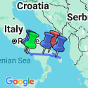 Google Map: Italy: Amalfi Coast to Puglia